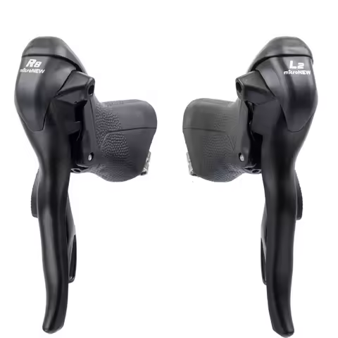 Micronew Road Bike Shifters STI 2x8 3x8 Speed Lever Brake Bicycle Derailleur Compatible for Shimano 