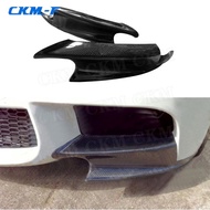 For E92 Front Lip Upper Side Splitters Flaps For BMW 3 Series E90 E92 E93 M3 2008-2014 Carbon Fiber 