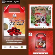 Instant Drinks |Strawberry Teh Tarik|Strawberry Chocolate|Strawberry White Coffee|Abang Strawberry