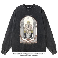 VEGA88 *attack on zeke yeager* Oversized longsleeve t-shirt | Oversized t-shirt | Washed t-shirt | W