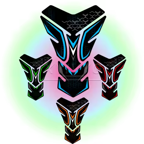 3D Motorcycle Body Fuel Tank Pad Protector Stickers Decal Accessories For Z250 Z250 Z300 Z650 Z800