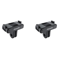 TECHCHIP-TELESIN Magnetic Two Claw Adapter Action Camera Adapter for DJI OSMO Action 3 Accessories