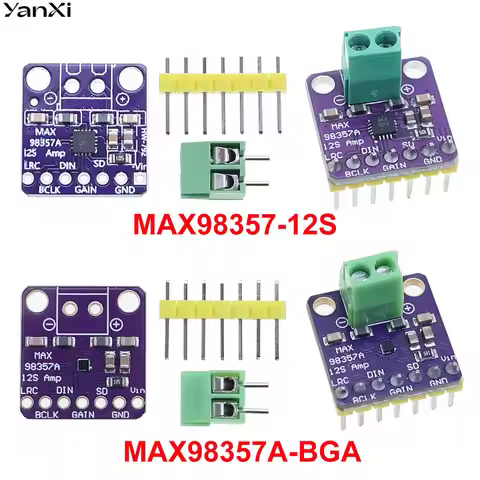 YanXi MAX98357 I2S/BGA Audio Amplifier Module Audio Amplifiers Filterless Class D Amplifier Board Fo