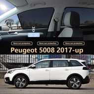 Magnetic Car Window Sunshade for Peugeot 5008 2017-up Car Window Cover Curtains Accessories