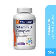VITAHEALTH Vitamin B Complex 100's with B Complex Vitamin,  B Complex Supplement Embraceliving Livin