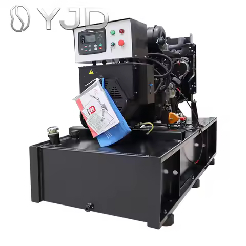 600KVA Portable Silent Diesel Generator Set for Engine 3 Phase Backup Power 12 Months Warranty