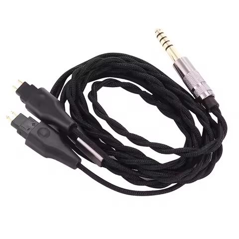 Headphone 4.4mm Balanced Cable DIY Cable for Sennheiser HD580 HD600 HD650 HD660S Headphone Upgrade C