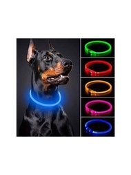使用可充電led狗項圈,讓您的寵物夜間散步更加明亮！