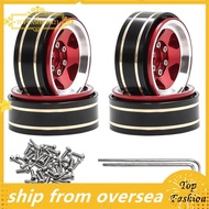 [TopFashion] Brass Climbing Wheels for 1.3inch RC Car Upgrade Kit for 1/for 18TRX4M SCX24 FMS -for 1