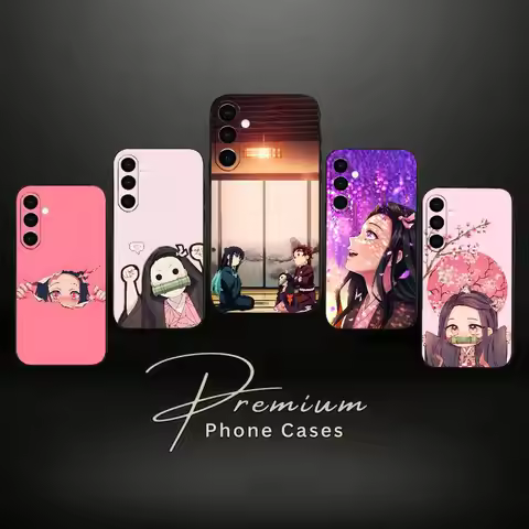 N-Nezuko ANIME K-Kamado Phone Case Silicone Soft For Samsung Galaxy A73,A72,A71,A70,A53,A52,A51