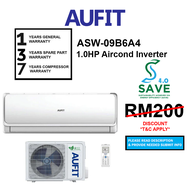 (SAVE 4.0) AUFIT 1.0HP Inverter ASW-09B6A4 Air Conditioner ASW-09B6A4/FFR3D1-C5 / Hisense 1HP Non-In