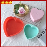 Love Cake Silicone Mold 4 Inch 6 Inch 8 Inch Heart Mousse Cake Mold Rainbow Cake Base Mold