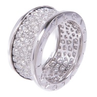 BVLGARI 18K白金B-Zero1 Diamond Ring鑽石戒指Bvlgari#51/US#5.5