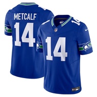 Men's NFL Seattle Seahawks DK Metcalf Jersey 2023-24 Blue Limited American Football Jersey