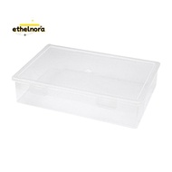 Plastic File Organizer Transparent Square Storage Box Storage Box File Storage Box S