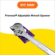 PROWESS Adjustable Wrench Spanner | Spanar Hidup | 6" 8" 10" 12"