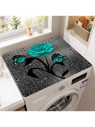 1入組玫瑰印花TPR塵袋，適用於洗衣機和烘乾機
