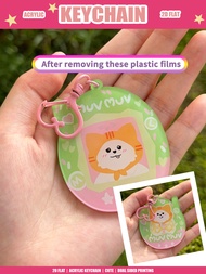 Thai Bl Keychain 2D Acrylic Keychain Gmmtv Keychain Character Geminifourth Pondphuwin Earthmix First