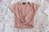 Topshop Beige Crop Top