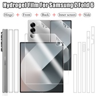 Fold7 Hydrogel Screen Protector for Samsung Galaxy Z Fold 7/6/5/4/3 5G, Soft HD, Anti-Scratch, Hinge