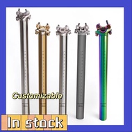 [factory direct]COMEPLAY wholesale retail Titanium Double Nail Bike Seatpost for titanium bike mtb road bike brompton