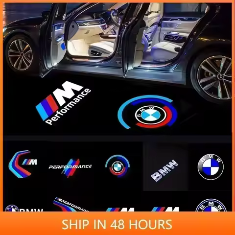 /2/4Pcs Led Car Door Light Welcome Projector Logo Ghost Shadow Lamp For BMW E60 E61 E90 E91 E92 E93 