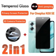 2 IN 1 Privacy Tempered Glass Film for Oneplus Nord N30 Glass Film for Oneplus Nord N30 N20 SE N10 N
