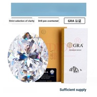 Ready Stock Cleanness vvs1/50 Points/1ct/2ct/3ct/4.5ct/5ct/D Color Oval Moissanite Loose Diamond