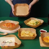 [AuraLayor] Air Fryer Paper Square Disposable Air Fryer Baking Paper Non-Stick Parchment Paper For O
