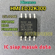 Hisense HMLED32K300 IC MX25L3206E / 25Q32 EEPROM / BIOS / FIRMWARE 32K300