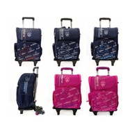 2023 New Trolley 6 Wheels 16 inc Trolley Kid Primary School Bag