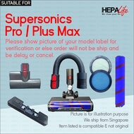 Airbot Supersonics Pro Plus Max Compatible Accessories Filter Brush Dustmite Vacuum Head - Hepalife