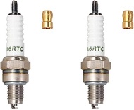 2PK TORCH A6RTC Spark Plug Replace for NGK 2983/CR6HSA Spark Plug, for Denso IUF22 U20FSR-U Spark Pl