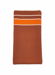 Traditional cotton dhoti for men featuring a silver border