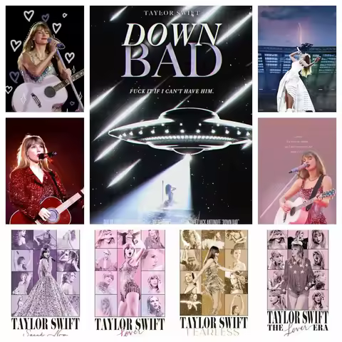 Pop Singer T-Taylor S-Swift 5D DIY Full Square Round Diamond Painting Home Living Room Bedroom Aesth