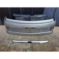 AUTECH RIDER Japan Original Nissan Serena C24 Front Bumper With Grill Grille Sarong And Fog Lamps Lights