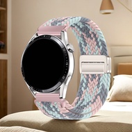 1 ชิ้น สาย braided ห่วงแม่เหล็ก 18 มม. 20 มม. 22 มม. ใช้กับ Galaxy Watch 7/6/5/4 40มม.44มม./HW Watch