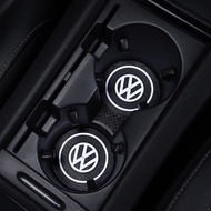2pcs Volkswagen VW car anti-skid mat, water coaster, car cup holder Polo Golf Bora Jetta Tiguan Toua