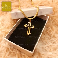 ♞,♘,♙TOP GOLD Cross necklace sale saudi gold 18k pawnable legit necklace for men gold necklace