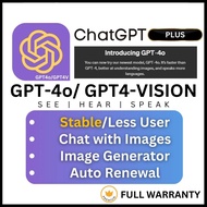 ChatGPT Plus Plan Premium Account Chat GPT4 (Genuine Warranty)