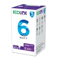 Lampu LED Bulb Ecolink 6 Watt Cahaya Putih
