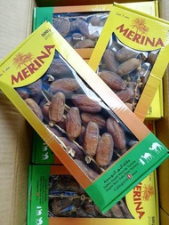 อินทผาลัม เดทเลทนัวร์ติดก้าน(เมอรี่น่า) MERINA 500g หวานอร่อย เป็นที่นิยม