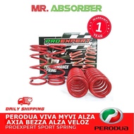 PROEXPERT SPORT SPRING MYVI ALZA VELOZ AXIA BEZZA VIVA BEST ICON SE MG3 2018 2023 PERODUA