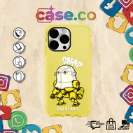 Snapchat - Soc-Med Life Collection by Case.Co - TPU Bumper Case Casing IP678 Till IP12PROMAX Phone c