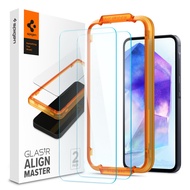 SPIGEN Screen Protector for Galaxy A55 5G / A35 5G [Align Master] Easy Alignment Tray for Perfect Gl