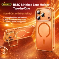 Remax RMC-8 Naked 2-in-1 Lens Stand Phone Case For iPh 17 / iPh 17 Pro / iPh 17 Pro Max Slim Case