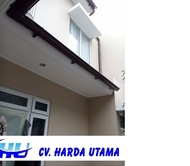 Talang Lisplang Rumah Metal Baja Galvalum UK 17CM