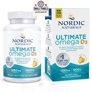 Nordic Naturals Ultimate Omega-D3 Pills 1280mg – 1000IU Vitamin D3