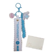 [MORIMOTO SANGYO CO., LTD.] Chaveiro Cinnamoroll Sanrio Pelúcia Mascote Pingente Fã Merchandise Ediç