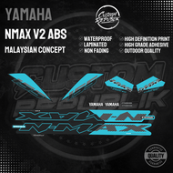 Yamaha Nmax V2 ABS Mlalaysian Decals Set